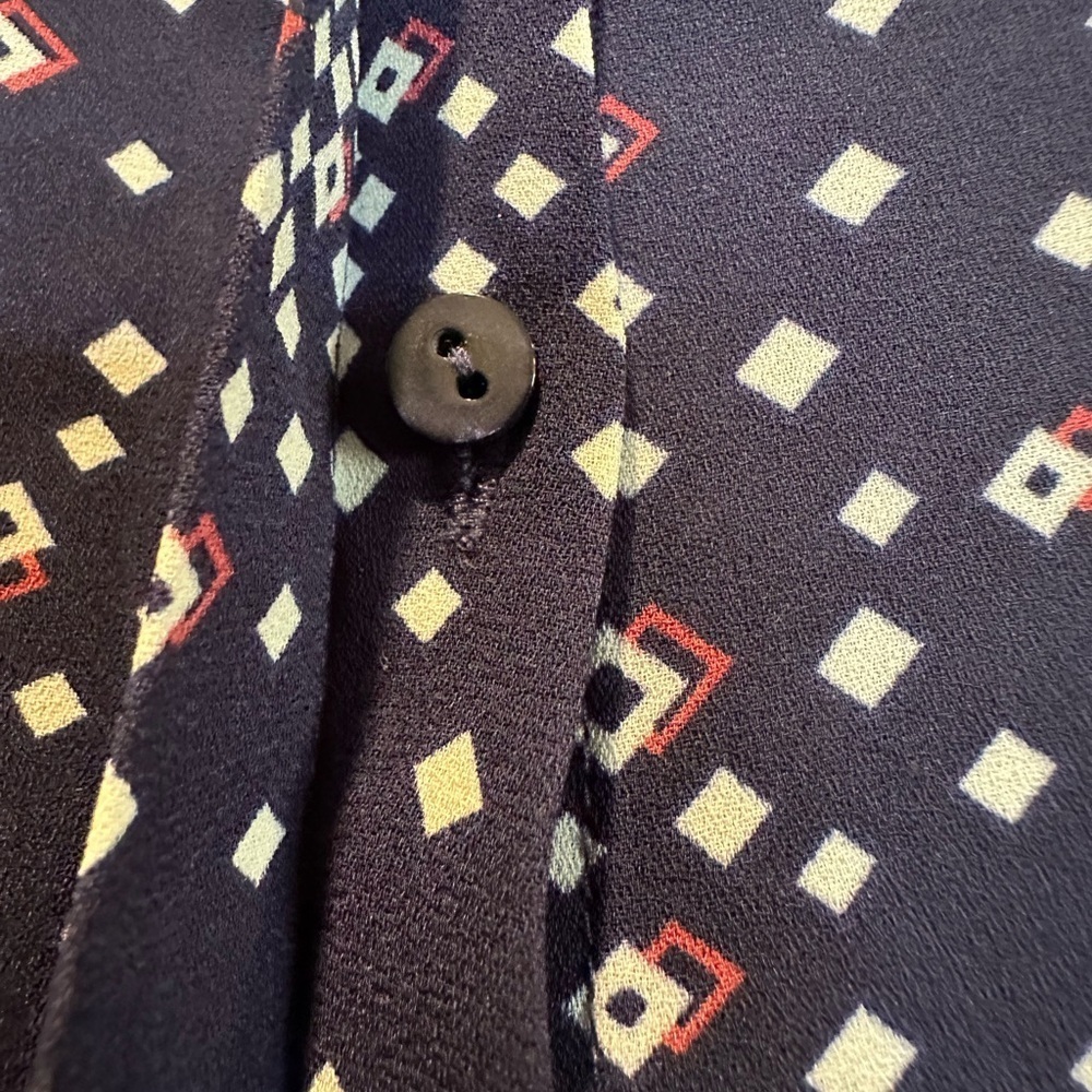 SPLASH Geometric Patterned Blouse - Picture 3 of 5